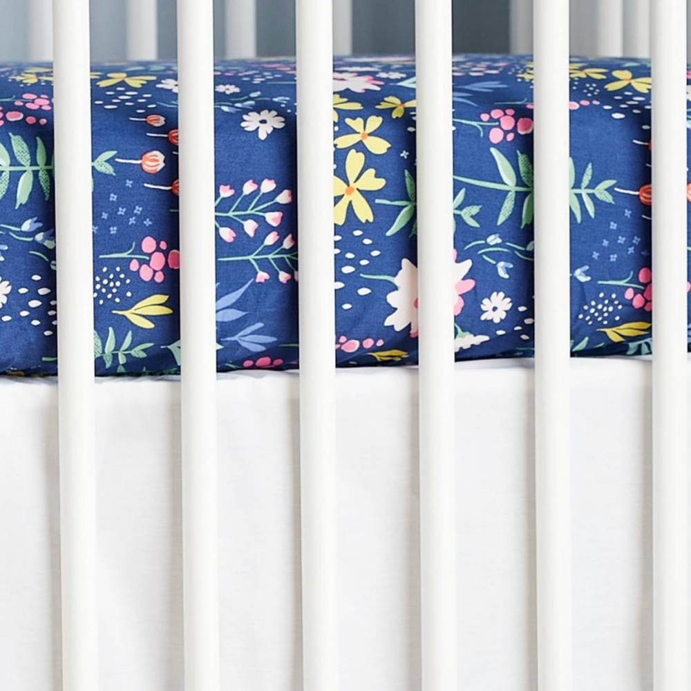 Cloud island crib skirt